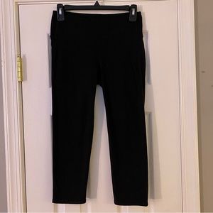 Athleta Womens Black Capri Length Leggings Small Athletic Pant Gym